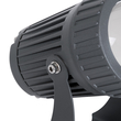 GLOBOSTAR® SPOTFENIA 90135 Αρχιτεκτονικό Σποτ Φωτισμου LED 10W 1100lm 5° DC 24V Αδιάβροχο IP65 Θερμό Λευκό 2700K Dimmable - Bridgelux COB Chip - Γκρι Ανθρακί - Μ7 x Π7 x Υ12cm - 3 Χρόνια Εγγύηση