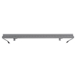 GLOBOSTAR® WASHERFAIA 90186 Μπάρα Φωτισμού Wall Washer με Αντιθαμβωτική Γρίλια LED 24W 2640lm 15° DC 24V Αδιάβροχο IP65 Θερμό Λευκό 2700K Dimmable - Bridgelux SMD Chip - Ασημί - Μ100 x Π4 x Υ5.5cm - 3 Χρόνια Εγγύηση