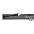 GLOBOSTAR® WASHERFAIA 90186 Μπάρα Φωτισμού Wall Washer με Αντιθαμβωτική Γρίλια LED 24W 2640lm 15° DC 24V Αδιάβροχο IP65 Θερμό Λευκό 2700K Dimmable - Bridgelux SMD Chip - Ασημί - Μ100 x Π4 x Υ5.5cm - 3 Χρόνια Εγγύηση