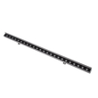 GLOBOSTAR® WASHERFAIA 90187 Μπάρα Φωτισμού Wall Washer με Αντιθαμβωτική Γρίλια LED 24W 2760lm 15° DC 24V Αδιάβροχο IP65 Φυσικό Λευκό 4500K Dimmable - Bridgelux SMD Chip - Ασημί - Μ100 x Π4 x Υ5.5cm - 3 Χρόνια Εγγύηση