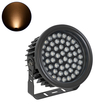 GLOBOSTAR® FLOODNEVA 90397 Προβολέας Σποτ Wall Washer LED 54W 4590lm 30° DC 24V Αδιάβροχο IP65 Ultra Θερμό Λευκό 2200K Dimmable - Bridgelux SMD Chip - Μαύρο - Μ24.5 x Π24.5 x Υ14.7cm - 3 Χρόνια Εγγύηση