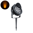 GLOBOSTAR® TREEVINA 90359 Φωτιστικό Σποτ με Αντιθαμβωτική Γρίλια για Φυτά - Δέντρα με Βάση Κήπου / Καρφωτό LED 24W 2040lm 10° DC 24V Αδιάβροχο IP65 Ultra Θερμό Λευκό 2200K Dimmable - Bridgelux SMD Chip - Γκρι Ανθρακί - Μ21.5 x Π18.3 x Υ14cm - 3 Χρόνια Εγγύηση