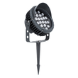 GLOBOSTAR® TREEVINA 90359 Φωτιστικό Σποτ με Αντιθαμβωτική Γρίλια για Φυτά - Δέντρα με Βάση Κήπου / Καρφωτό LED 24W 2040lm 10° DC 24V Αδιάβροχο IP65 Ultra Θερμό Λευκό 2200K Dimmable - Bridgelux SMD Chip - Γκρι Ανθρακί - Μ21.5 x Π18.3 x Υ14cm - 3 Χρόνια Εγγύηση