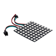 GloboStar® 90607 Digital Pixel Addressable Plate - Ψηφιακή Πλακέτα LED SMD 5050 15.3W/m 64LED/unit 64PIXEL/unit SPI/TTL Protocol IC WS2812/SK6812 1224lm/unit 120° DC 5V IP20 RGB - Μαύρο Σώμα - Μ80 x Π80 x Υ2mm - 5 Χρόνια Εγγύηση
