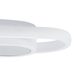 GLOBOSTAR® IGOR 61217 Μοντέρνο Φωτιστικό Οροφής LED 24W 2880lm 210° AC 220-240V IP20 Ρυθμιζόμενο Λευκό CCT με On/Off 2700K/4500K/6000K - Lumileds SMD Chip - Λευκό Ματ - Μ41 x Π13 x Υ4.5cm - 3 Χρόνια Εγγύηση