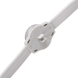 GloboStar® 90140 Digital Pixel Addressable Facade Module Chain String with 20 Spots - Ψηφιακή Αλυσίδα Γιρλάντα με 20 Σποτ LED SMD 3535 15W 20LED 20PIXEL SPI/TTL Protocol IC UCS512B 900lm 120° DC 12V IP67 RGB - Λευκό Σώμα - Μ232 x Π2.5 x Υ1.5cm