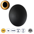 GLOBOSTAR® HELIO-R 60659 Μοντέρνο Φωτιστικό Τοίχου - Απλίκα LED 7W 700lm 120° AC 220-240V Αδιάβροχο IP65 Θερμό Λευκό 2700K - Lumileds SMD Chip & TÜV SÜD Driver - Μαύρο Ματ - Μ16 x Π5 x Υ16cm - 5 Χρόνια Εγγύηση