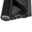 GLOBOSTAR® ROULETTE-R 61379 Μοντέρνο Φωτιστικό Τοίχου - Απλίκα Ξενοδοχείου Reading Light με Φορτιστή USB 3A & Ντουί 1 x E27 LED 3W 360lm 36° & 360° AC 220-240V IP20 Φυσικό Λευκό 4500K - Bridgelux COB Chip & TÜV SÜD Driver - Μαύρο & Μπεζ - Μ22 x Π23.5 x Υ37cm - Σετ 2 Τεμαχίων - 3 Χρόνια Εγγύηση