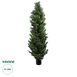 GloboStar® Artificial Garden CYPRESSUS LEYLANDII 20156 Τεχνητό Διακοσμητικό Φυτό Κυπαρίσσι Λέιλαντ Υ180cm