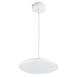 GLOBOSTAR® BARON 61252 Μοντέρνο Κρεμαστό Φωτιστικό Οροφής LED 12W 1440lm 120° AC 220-240V IP20 Ρυθμιζόμενο Λευκό CCT με On/Off 2700K/4500K/6000K - Lumileds SMD Chip - Λευκό Ματ - Μ25 x Π25 x Υ8cm - 3 Χρόνια Εγγύηση