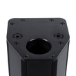 GloboStar® FDB K803 98024 PA Speaker - Παθητικό Ηχείο Column Κολωνάτο Επιτοίχιο & Επιδαπέδιο 8Ω - 200W RMS (800W Peak) - 8 x 3 Inches Mid & HF - IP20 - Μαύρο - Μ10 x Π11 x Υ75cm - Ζεύγος