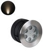 GLOBOSTAR® UNDERWATER-YUNI 90417 Υποβρύχιο Χωνευτό Σποτ για Σιντριβάνια/Πισίνες LED 6W 540lm 30° DC 24V Αδιάβροχο IP68 Θερμό Λευκό 2700K Dimmable - Ανοξείδωτο Ατσάλι 304 - Φ15 x Υ10cm / Q14cm - 3 Χρόνια Εγγύηση