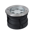 GLOBOSTAR® UNDERWATER-YUNI 90417 Υποβρύχιο Χωνευτό Σποτ για Σιντριβάνια/Πισίνες LED 6W 540lm 30° DC 24V Αδιάβροχο IP68 Θερμό Λευκό 2700K Dimmable - Ανοξείδωτο Ατσάλι 304 - Φ15 x Υ10cm / Q14cm - 3 Χρόνια Εγγύηση