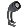 GLOBOSTAR® TREEGAL 90460 Φωτιστικό Σποτ για Φυτά - Δέντρα με Βάση Μπετού & Κορμού LED 3W 315lm 15° DC 24V Αδιάβροχο IP67 Ultra Θερμό Λευκό 2200K Dimmable - Bridgelux SMD Chip - Γκρι Ανθρακί - Μ5 x Π5 x Υ14.7cm - 3 Χρόνια Εγγύηση
