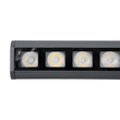 GLOBOSTAR® WASHERPANDA 90584 Μπάρα Φωτισμού Wall Washer LED 36W 4140lm 15° DC 24V Αδιάβροχο IP67 Φυσικό Λευκό 4500K Dimmable - Bridgelux SMD Chip - Γκρι Ανθρακί - Μ100 x Π4 x Υ3.5cm - 3 Χρόνια Εγγύηση