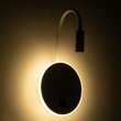 GLOBOSTAR® GOOSE 60881 Μοντέρνο Φωτιστικό Τοίχου - Απλίκα Ξενοδοχείου Reading Light με Φορτιστή USB 3A LED 6W 600lm 36° & 360° AC 220-240V IP20 Φυσικό Λευκό 4500K - CREE XPE & Lumileds SMD Chip & TÜV SÜD Driver - Λευκό Ματ - Μ15.5 x Π15 x Υ30.5cm - 3 Χρόνια Εγγύηση