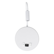 GLOBOSTAR® GOOSE 60881 Μοντέρνο Φωτιστικό Τοίχου - Απλίκα Ξενοδοχείου Reading Light με Φορτιστή USB 3A LED 6W 600lm 36° & 360° AC 220-240V IP20 Φυσικό Λευκό 4500K - CREE XPE & Lumileds SMD Chip & TÜV SÜD Driver - Λευκό Ματ - Μ15.5 x Π15 x Υ30.5cm - 3 Χρόνια Εγγύηση