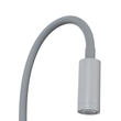 GLOBOSTAR® GOOSE 60882 Μοντέρνο Φωτιστικό Τοίχου - Απλίκα Ξενοδοχείου Reading Light με Φορτιστή USB 3A LED 6W 600lm 36° & 360° AC 220-240V IP20 Φυσικό Λευκό 4500K - CREE XPE & Lumileds SMD Chip & TÜV SÜD Driver - Γκρι Ανθρακί Ματ - Μ15.5 x Π15 x Υ30.5cm - 3 Χρόνια Εγγύηση