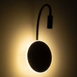 GLOBOSTAR® GOOSE 60883 Μοντέρνο Φωτιστικό Τοίχου - Απλίκα Ξενοδοχείου Reading Light με Φορτιστή USB 3A LED 6W 600lm 36° & 360° AC 220-240V IP20 Φυσικό Λευκό 4500K - CREE XPE & Lumileds SMD Chip & TÜV SÜD Driver - Μαύρο Ματ - Μ15.5 x Π15 x Υ30.5cm - 3 Χρόνια Εγγύηση