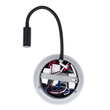 GLOBOSTAR® GOOSE 60883 Μοντέρνο Φωτιστικό Τοίχου - Απλίκα Ξενοδοχείου Reading Light με Φορτιστή USB 3A LED 6W 600lm 36° & 360° AC 220-240V IP20 Φυσικό Λευκό 4500K - CREE XPE & Lumileds SMD Chip & TÜV SÜD Driver - Μαύρο Ματ - Μ15.5 x Π15 x Υ30.5cm - 3 Χρόνια Εγγύηση