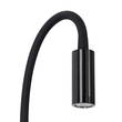 GLOBOSTAR® GOOSE 60883 Μοντέρνο Φωτιστικό Τοίχου - Απλίκα Ξενοδοχείου Reading Light με Φορτιστή USB 3A LED 6W 600lm 36° & 360° AC 220-240V IP20 Φυσικό Λευκό 4500K - CREE XPE & Lumileds SMD Chip & TÜV SÜD Driver - Μαύρο Ματ - Μ15.5 x Π15 x Υ30.5cm - 3 Χρόνια Εγγύηση