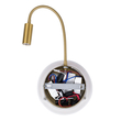 GLOBOSTAR® GOOSE 60885 Μοντέρνο Φωτιστικό Τοίχου - Απλίκα Ξενοδοχείου Reading Light με Φορτιστή USB 3A LED 6W 600lm 36° & 360° AC 220-240V IP20 Φυσικό Λευκό 4500K - CREE XPE & Lumileds SMD Chip & TÜV SÜD Driver - Χρυσό Πλατίνα - Μ15.5 x Π15 x Υ30.5cm - 3 Χρόνια Εγγύηση