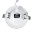 GLOBOSTAR® LEXIS JOINT 60990 Χωνευτό Κινούμενο Downlight Σποτ LED 7W 680lm 45° AC 220-240V Αδιάβροχο IP44 Φυσικό Λευκό 4500K - Bridgelux SMD Chip & TÜV SÜD Driver - Λευκό Ματ - Μ12 x Π12 x Υ3.1cm / Q9cm - 5 Χρόνια Εγγύηση
