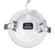GLOBOSTAR® LEXIS JOINT 60991 Χωνευτό Κινούμενο Downlight Σποτ LED 7W 660lm 45° AC 220-240V Αδιάβροχο IP44 Θερμό Λευκό 2700K - Bridgelux SMD Chip & TÜV SÜD Driver - Λευκό Ματ - Μ12 x Π12 x Υ3.1cm / Q9cm - 5 Χρόνια Εγγύηση