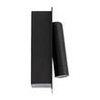 GLOBOSTAR® MANHATTAN 61097 Μοντέρνο Φωτιστικό Τοίχου - Απλίκα Ξενοδοχείου Reading Light LED 3W 405lm 36° AC 220-240V IP20 Φυσικό Λευκό 4500K - Bridgelux COB Chip & TÜV SÜD Driver - Μαύρο - Μ7 x Π7 x Υ17cm - 3 Χρόνια Εγγύηση