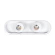 GLOBOSTAR® NESPO 61213 Μοντέρνο Φωτιστικό Οροφής LED 36W 4032lm 360° & 45° AC 220-240V IP20 Ρυθμιζόμενο Λευκό CCT με On/Off 2700K/4500K/6000K - Lumileds SMD Chip - Λευκό Ματ - Μ40 x Π13 x Υ6.5cm - 3 Χρόνια Εγγύηση