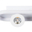 GLOBOSTAR® NESPO 61215 Μοντέρνο Φωτιστικό Οροφής LED 48W 5376lm 360° & 45° AC 220-240V IP20 Ρυθμιζόμενο Λευκό CCT με On/Off 2700K/4500K/6000K - Lumileds SMD Chip - Λευκό Ματ - Μ80 x Π13 x Υ6.5cm - 3 Χρόνια Εγγύηση
