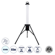 GLOBOSTAR® WORKINGLIGHT 99051 Προβολέας Εργασίας με Τρίποδο LED 65W 6000lm 360° AC 220-240V Αδιάβροχο IP65 IK08 Ψυχρό Λευκό 6000K - Sanan SMD Chip - Λευκό Γαλακτερό - Μ70 x Π70 x Υ130cm - 3 Χρόνια Εγγύηση
