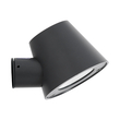GLOBOSTAR® GARDENIA 60794 Μοντέρνο Φωτιστικό Τοίχου - Απλίκα με Ντουί 1 x GU10 AC 220-240V Αδιάβροχο IP65 - Γκρι Ανθρακί Ματ - Μ9.5 x Π13 x Υ7.7cm