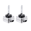 GLOBOSTAR® HID 84030 Λάμπα Xenon D1S Super Vision Υψηλής Φωτεινότητας +60% CANbus E1 ECER37 55W/110W 5000lm/10000lm 360° DC 12-24V Αδιάβροχο IP65 Ψυχρό Λευκό 6000K - Μ4.5 x Π5 x Υ8.5cm - Πακέτο 2 Τεμαχίων - 2 Χρόνια Εγγύηση