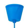 GLOBOSTAR® CABLITO 61558 Μοντέρνο Κρεμαστό Φωτιστικό Οροφής με Ντουί 1 x E27 AC 220-240V IP20 - Μπλε - Μ4 x Π4 x Υ110cm