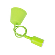 GLOBOSTAR® CABLITO 61557 Μοντέρνο Κρεμαστό Φωτιστικό Οροφής με Ντουί 1 x E27 AC 220-240V IP20 - Πράσινο - Μ4 x Π4 x Υ110cm