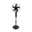 GloboStar® SOLARA-FAN 85356 Solar Fan Αυτόνομος Ηλιακός Επιδαπέδιος Ανεμιστήρας 25W 2 Λειτουργιών Ρεύματος με AC 220-240V ή με Φωτοβολταϊκό Panel 9V 12W & Επαναφορτιζόμενη Μπαταρία Li-ion 7.4V 4400mAh - 3 Ταχύτητες - Ενσωματωμένο USB 2.0 Charger Συσκευών - IP20 - Μ44 x Π37.5 x Υ132cm - Μαύρο - 2 Years Warranty