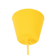 GLOBOSTAR® CABLITO 61555 Μοντέρνο Κρεμαστό Φωτιστικό Οροφής με Ντουί 1 x E27 AC 220-240V IP20 - Κίτρινο - Μ4 x Π4 x Υ110cm