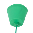 GLOBOSTAR® CABLITO 61556 Μοντέρνο Κρεμαστό Φωτιστικό Οροφής με Ντουί 1 x E27 AC 220-240V IP20 - Πράσινο - Μ4 x Π4 x Υ110cm