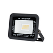 GLOBOSTAR® ATLAS 61412 Προβολέας LED 20W 2300lm 120° AC 220-240V Αδιάβροχο IP67 Θερμό Λευκό Ματ 2700K - Lumileds SMD Chip - TÜV Rheinland Certified - Μαύρο Ματ - Μ12 x Π2.5 x Υ9.5cm - 5 Χρόνια Εγγύηση