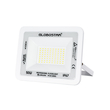 GLOBOSTAR® ATLAS 61419 Προβολέας LED 50W 6250lm 120° AC 220-240V Αδιάβροχο IP67 Ψυχρό Λευκό 6000K - Lumileds SMD Chip - TÜV Rheinland Certified - Λευκό Ματ - Μ21 x Π3.5 x Υ16cm - 5 Χρόνια Εγγύηση