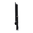 GLOBOSTAR® AURORA 61443 Προβολέας με Ανιχνευτή PIR / Αισθητήρα Κίνησης LED 100W 12500lm 120° AC 220-240V Αδιάβροχο IP67 Ψυχρό Λευκό 6000K - Lumileds SMD Chip - TÜV Rheinland Certified - Μαύρο Ματ - Μ25 x Π6.5 x Υ27.5cm - 3 Χρόνια Εγγύηση