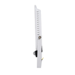 GLOBOSTAR® AURORA 61444 Προβολέας με Ανιχνευτή PIR / Αισθητήρα Κίνησης LED 100W 12500lm 120° AC 220-240V Αδιάβροχο IP67 Ψυχρό Λευκό 6000K - Lumileds SMD Chip - TÜV Rheinland Certified - Λευκό Ματ - Μ25 x Π6.5 x Υ27.5cm - 3 Χρόνια Εγγύηση