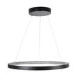 GLOBOSTAR® DIAMOND 61522 Μοντέρνο Κρεμαστό Φωτιστικό Οροφής LED 45W 5040lm 360° AC 220-240V IP20 Ρυθμιζόμενο Λευκό CCT με Χειριστήριο από 2700K έως 6000K Dimmable - Lumileds SMD Chip - Μαύρο Ματ - Μ60 x Π60 x Υ3cm - 3 Χρόνια Εγγύηση