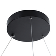 GLOBOSTAR® DIAMOND 61522 Μοντέρνο Κρεμαστό Φωτιστικό Οροφής LED 45W 5040lm 360° AC 220-240V IP20 Ρυθμιζόμενο Λευκό CCT με Χειριστήριο από 2700K έως 6000K Dimmable - Lumileds SMD Chip - Μαύρο Ματ - Μ60 x Π60 x Υ3cm - 3 Χρόνια Εγγύηση