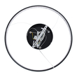 GLOBOSTAR® DIAMOND 61522 Μοντέρνο Κρεμαστό Φωτιστικό Οροφής LED 45W 5040lm 360° AC 220-240V IP20 Ρυθμιζόμενο Λευκό CCT με Χειριστήριο από 2700K έως 6000K Dimmable - Lumileds SMD Chip - Μαύρο Ματ - Μ60 x Π60 x Υ3cm - 3 Χρόνια Εγγύηση