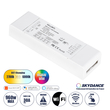 GLOBOSTAR® SKYDANCE-V5-L(WT) 71470 DC WiFi & RF 2.4Ghz & Push Dimmer / Controller με 5 x 6A 288W Κανάλια DC 12-48V 30A 1440W Max IP20 - WiFI & RF 2.4Ghz & Push Dimming - Μ18 x Π5.7 x Υ2.8cm - 5 Χρόνια Εγγύηση