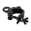 GloboStar® CLAMPS 51182 Επαγγελματικός Γάντζος Hook Αλουμινίου Ύψηλης Αντοχής για Κρέμαση, Στήριξη & Τοποθέτηση Προϊόντων Stage σε Τράσες - Μ16 x Π12 x Υ3cm - Μαύρο