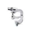 GLOBOSTAR® CLAMPS 51185 Stage Hook Γάντζος Αλουμινίου Ύψηλης Αντοχής για Κρέμαση, Στήριξη & Τοποθέτηση Προϊόντων Stage σε Τράσες Αδιάβροχο IP65 - Νίκελ Βούρτσας - Μ17 x Π12 x Υ3cm