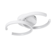 GLOBOSTAR® EVA 61068 Μοντέρνο Φωτιστικό Οροφής LED 16W 1920lm 300° AC 220-240V IP20 Ρυθμιζόμενο Λευκό CCT με On/Off 2700K/4500K/6000K - Lumileds SMD Chip - Λευκό Ματ - Μ33 x Π21 x Υ7cm - 3 Χρόνια Εγγύηση